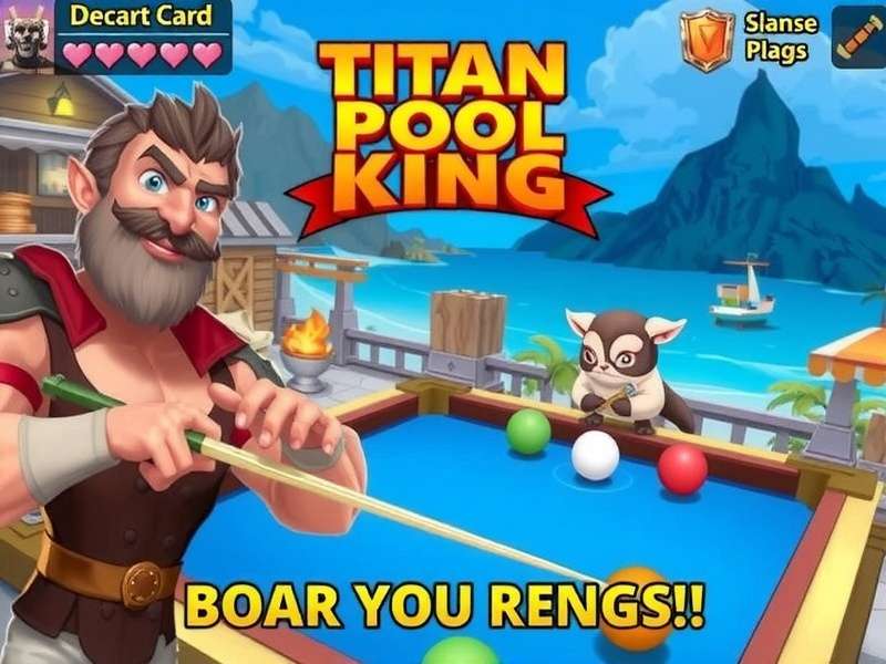 Titan Pool King Main Game Interface Titan Pool King Game Screenshot